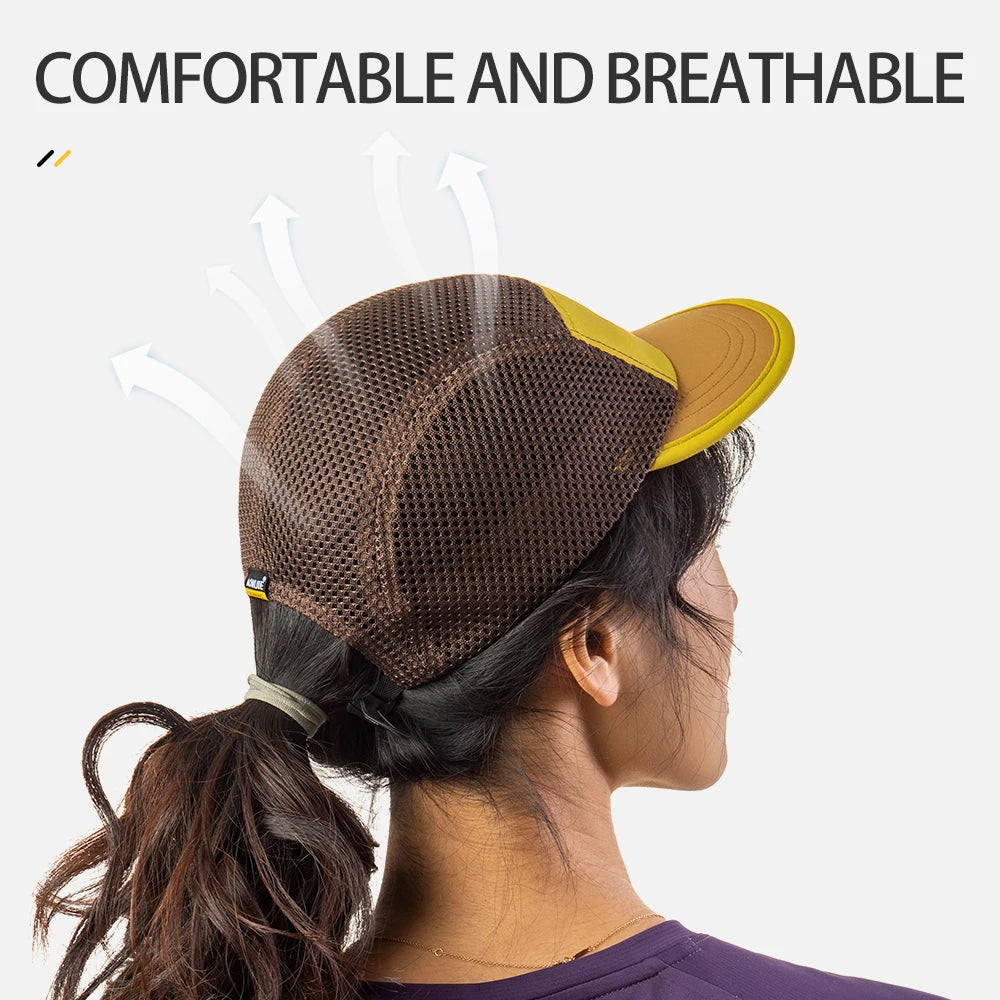 AONIJIE Breathable Running Cap – UV Protection Visor for Trail & Gym-E4631