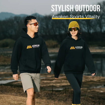 AONIJIE - Running Hoodie - Loose Breathable Quick-Dry Sweatshirt - FM5227