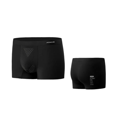 AONIJIE 3-Pack Men's Performance Boxer Briefs – Anti-Chafing & Moisture-Wicking for Running-E7009