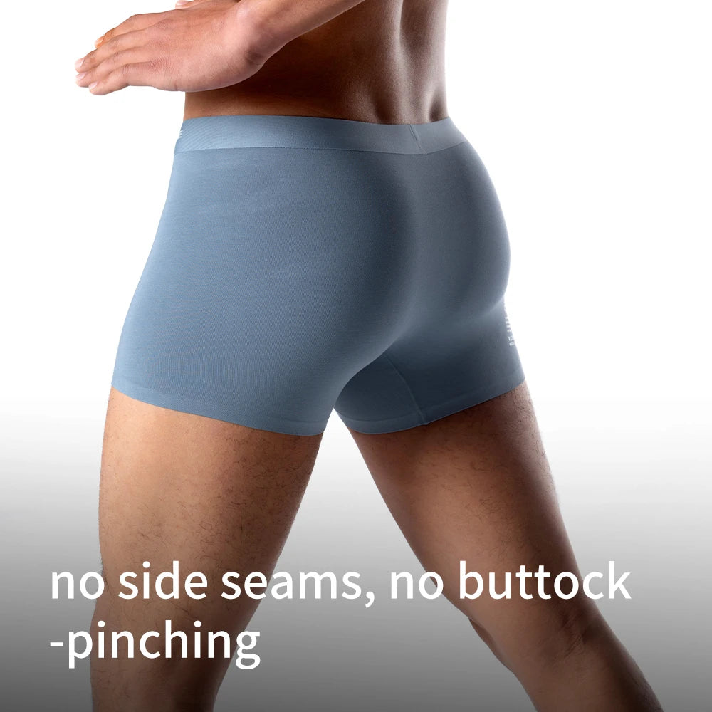AONIJIE 3-Pack Men's Performance Boxer Briefs – Anti-Chafing & Moisture-Wicking for Running-E7009