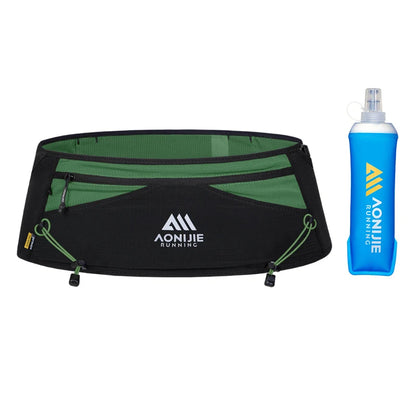 AONIJIE 360° Storage Athletic Belt Bag with 500ml Water Bottle for Running & Sports-W8141