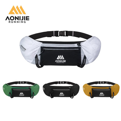 AONIJIE   Running Hydration Waist Pack with 500ml Soft Flask for Marathon & Jogging-W8138