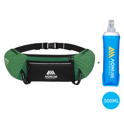 AONIJIE Unisex Running Waist Pack - Hydration Belt with 500ml Flask for Marathon & Training -W8138
