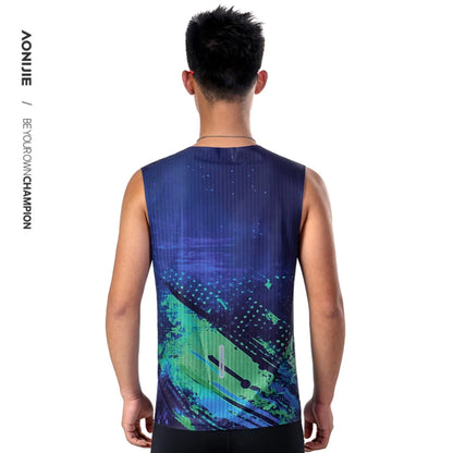 AONIJIE  Men Sports Quick Dry Trail Running  Sleeveless Tank Top for Running, Ftness, and Competition-FM5235