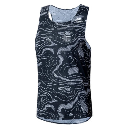 AONIJIE Men's Quick Dry Moisture Wicking Muscle Tank Top - Fitness Bodybuilding Sleeveless Gym Tee - FM5188