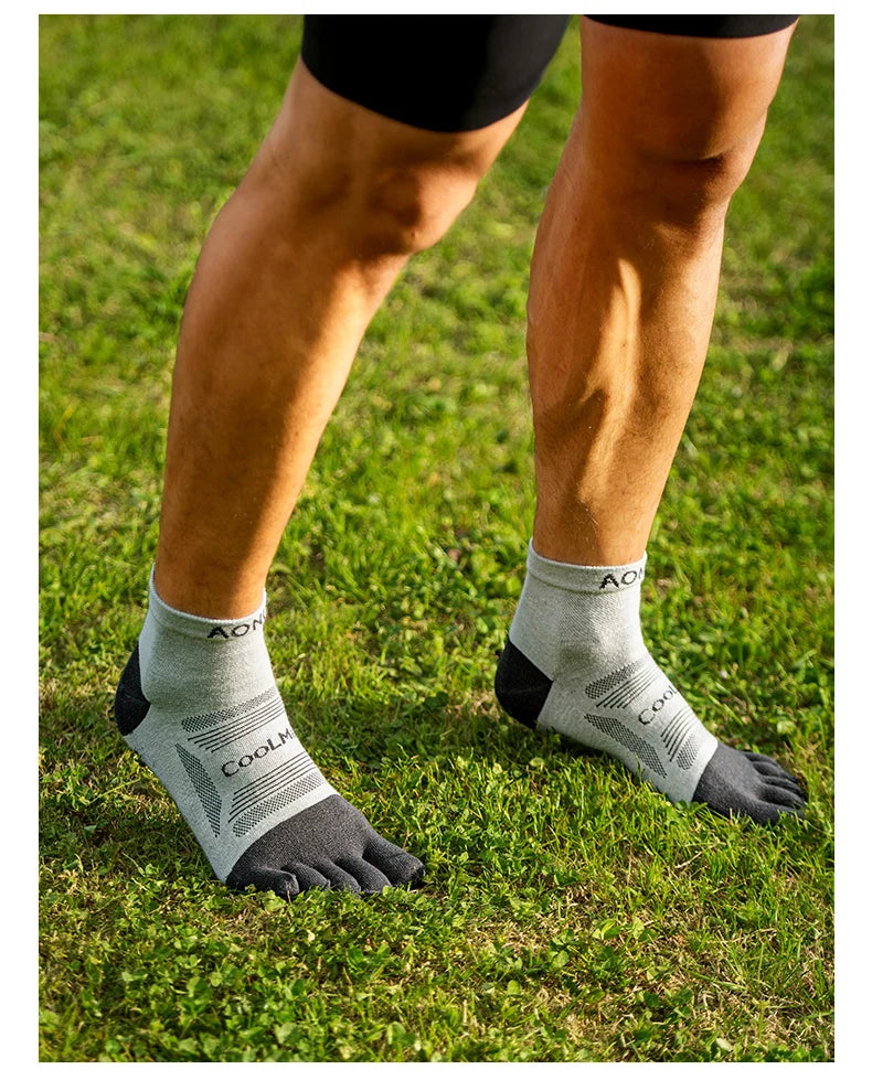 Shop AONIJIE E4840 3-Pack Five Toe Running Socks - Unisex