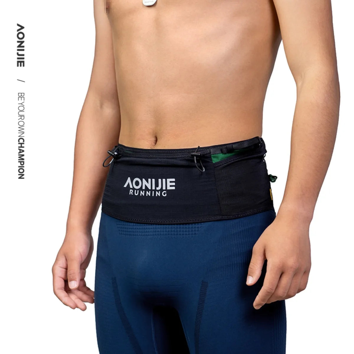 AONIJIE 360° Storage Athletic Belt Bag with 500ml Water Bottle for Running & Sports-W8141