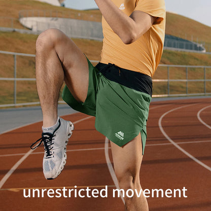 AONIJIE  Men's Quick-Drying Breathable  Training Shorts with 360° Waist Bag-FM5226