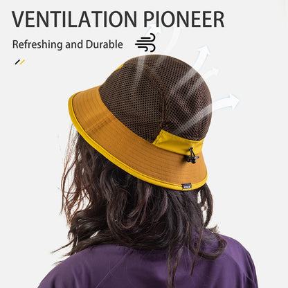 AONIJIE Mesh Bucket Hat – UPF 50+ & Packable for Travel-E4632