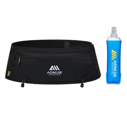 AONIJIE 360° Storage Athletic Belt Bag with 500ml Water Bottle for Running & Sports-W8141