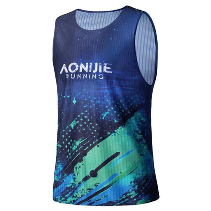 AONIJIE  Men Sports Quick Dry Trail Running  Sleeveless Tank Top for Running, Ftness, and Competition-FM5235