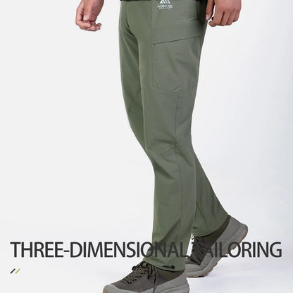 AONIJIE Men's Quick-Dry Hiking Pants – Waterproof & Breathable for Outdoor Running-FM5218