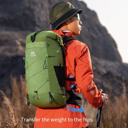 AONIJIE 24L Lightweight Hiking Backpack, Multifunctional Travel Daypack-FH2524