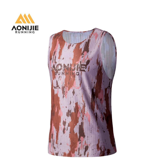 AONIJIE  Men Sports Quick Dry Trail Running  Sleeveless Tank Top for Running, Ftness, and Competition-FM5235