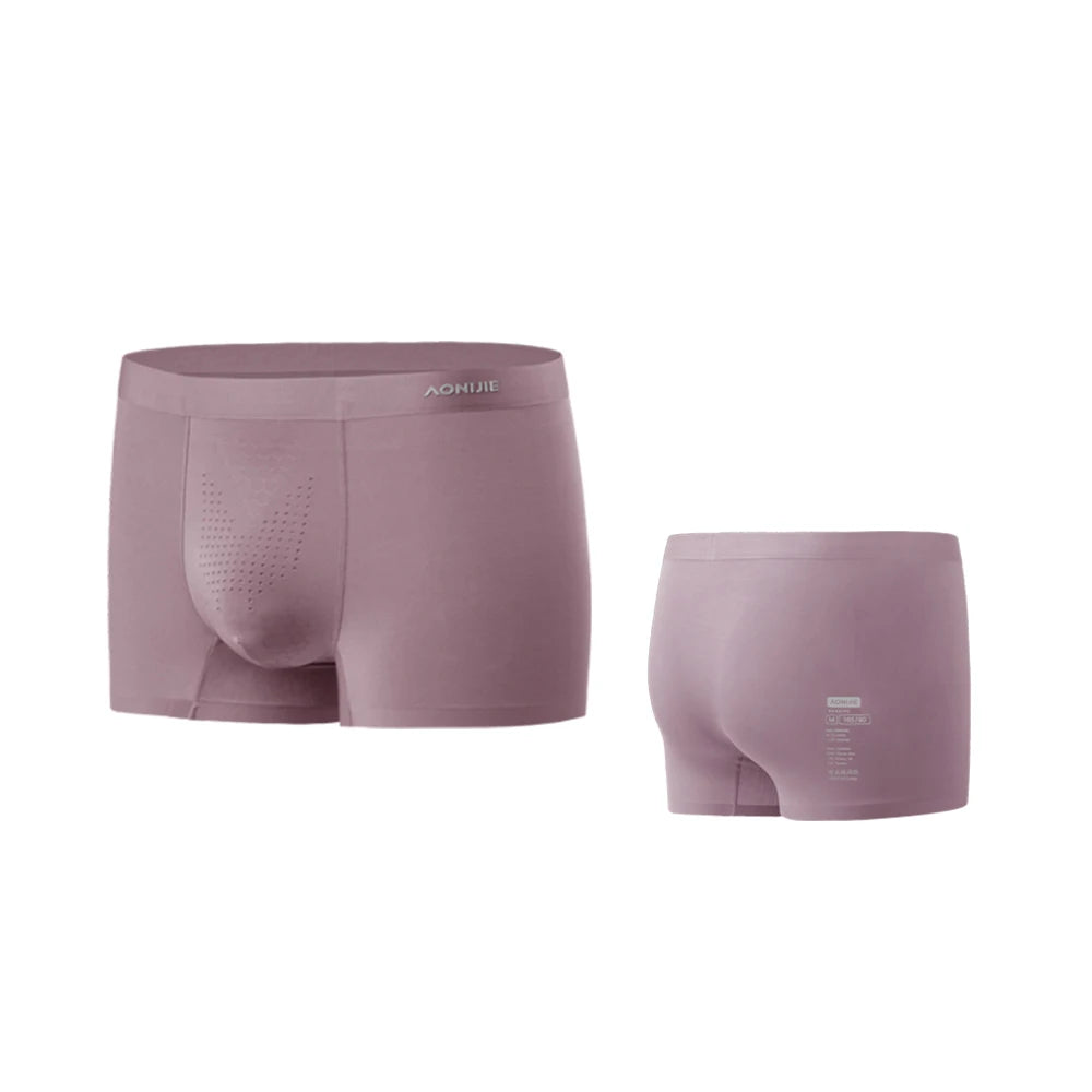 AONIJIE 3-Pack Men's Performance Boxer Briefs – Anti-Chafing & Moisture-Wicking for Running-E7009