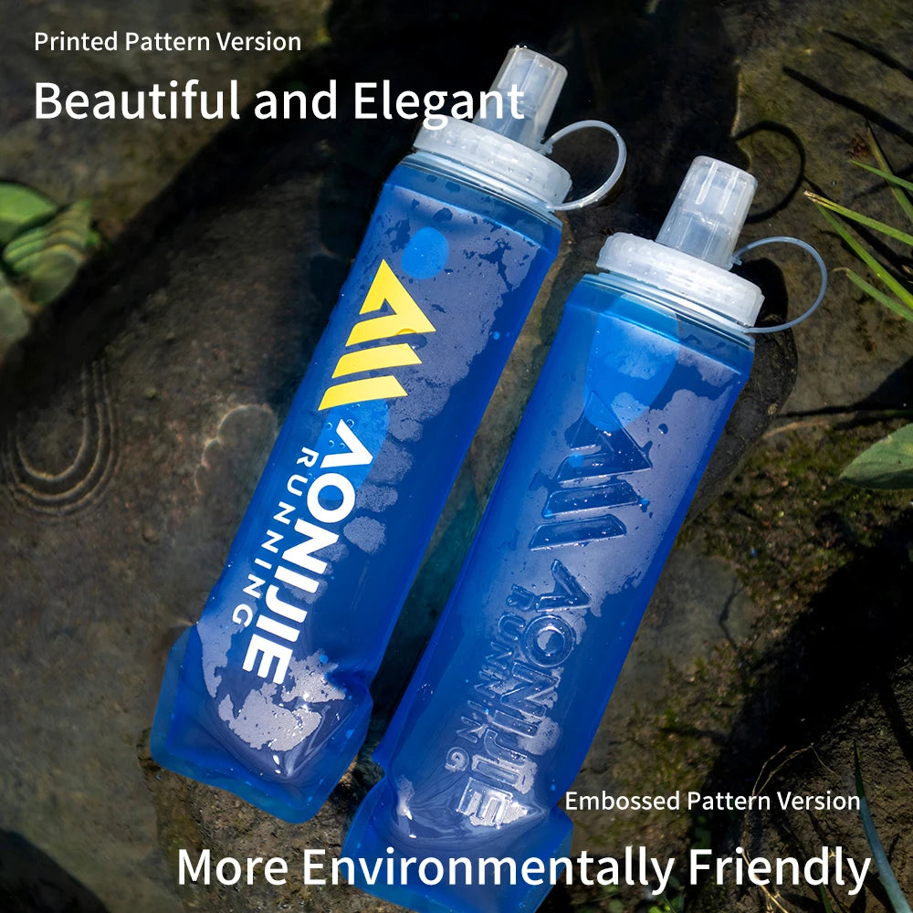 AONIJIE 500ml Foldable TPU Water Bottle for Running & Hiking-SD72