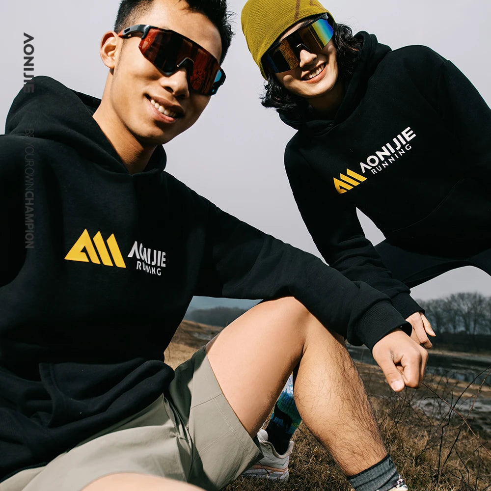 AONIJIE - Running Hoodie - Loose Breathable Quick-Dry Sweatshirt - FM5227