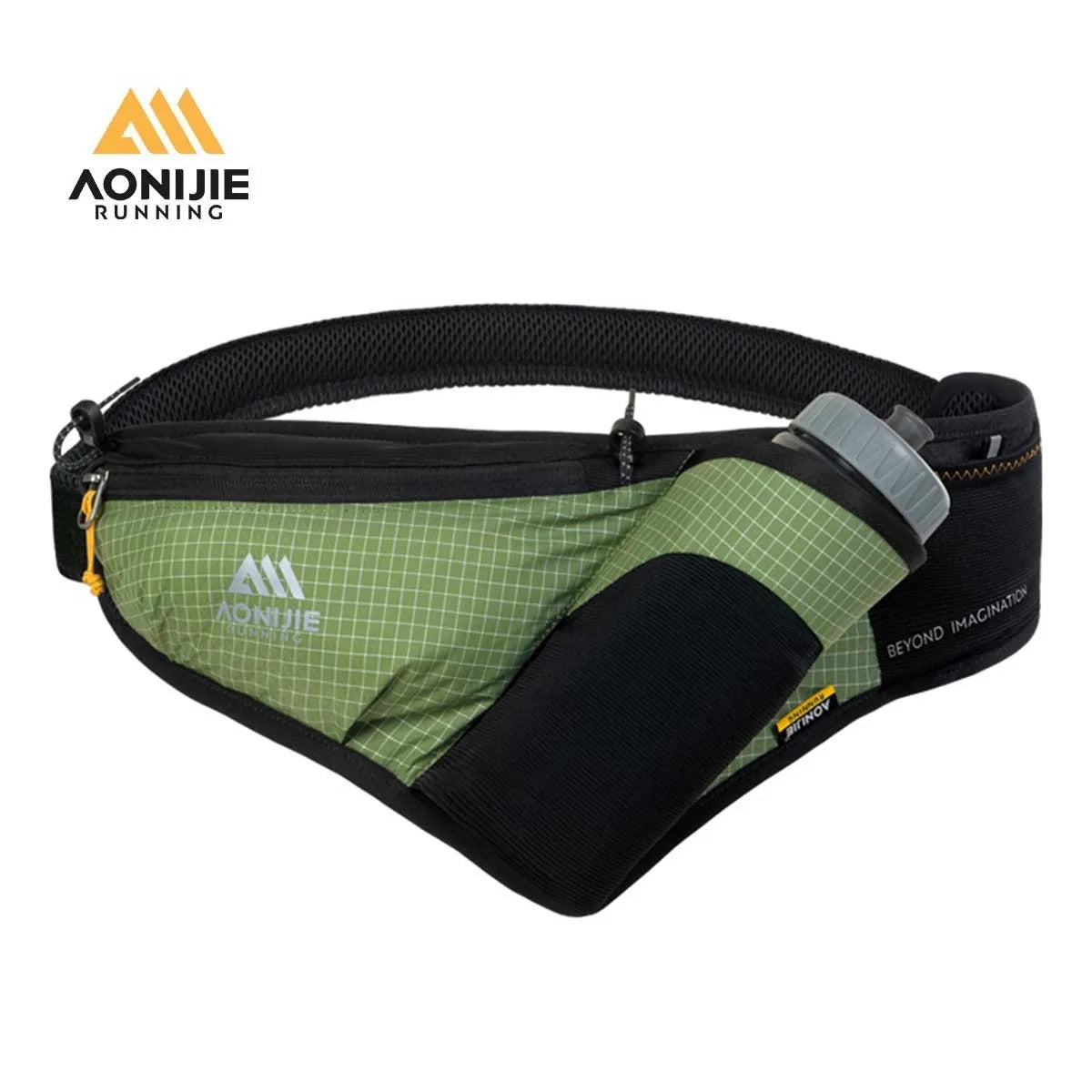 AONIJIE  Lightweight Waterproof  Running Waist Bag  with Bottle Holder for Marathon Hiking-FH2501