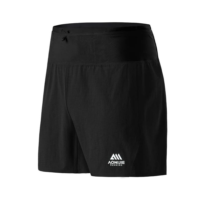 AONIJIE  Men's Quick-Drying Breathable  Training Shorts with 360° Waist Bag-FM5226
