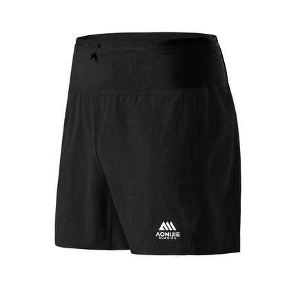 AONIJIE  Men's Quick-Drying Breathable  Training Shorts with 360° Waist Bag-FM5226
