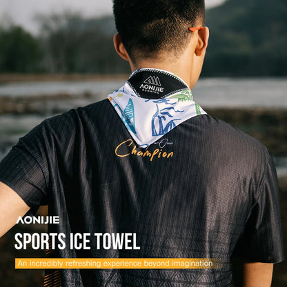 AONIJIE Cooling Neck Gaiter – Upgraded Breathable & UV Protection for Running-E4427