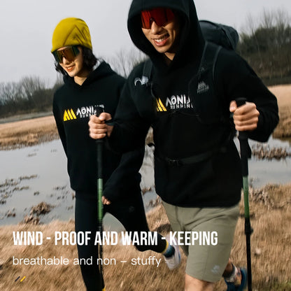 AONIJIE - Running Hoodie - Loose Breathable Quick-Dry Sweatshirt - FM5227