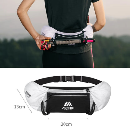 AONIJIE Unisex Running Waist Pack - Hydration Belt with 500ml Flask for Marathon & Training -W8138
