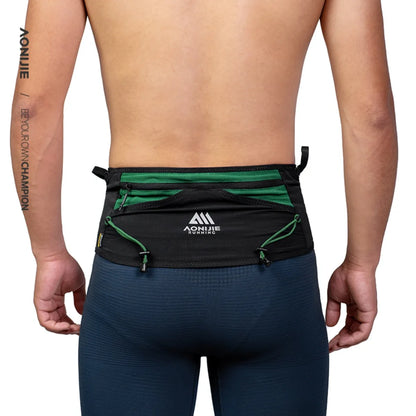 AONIJIE 360° Storage Athletic Belt Bag with 500ml Water Bottle for Running & Sports-W8141
