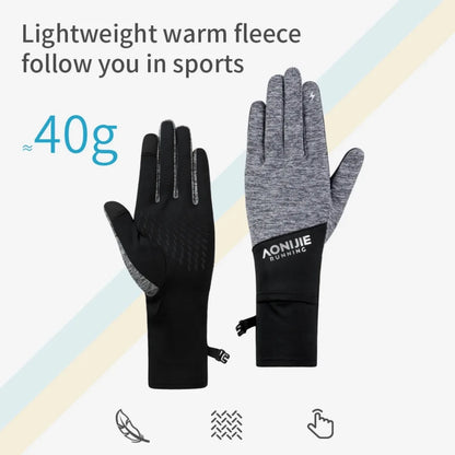 AONIJIE  Lightweight Sports Gloves with Watch Window for Hiking and Cycling-M61