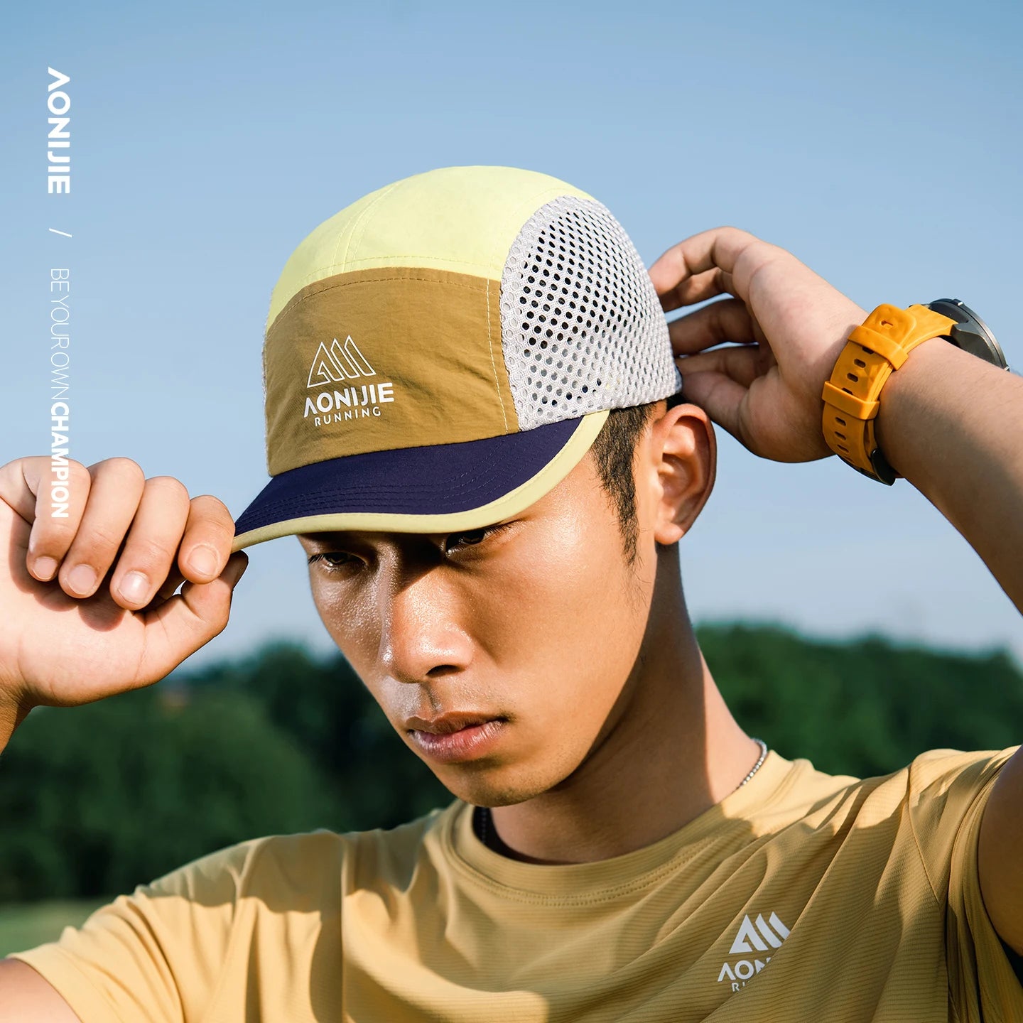 AONIJIE Lightweigh UV - Block Running Cap for Outdoor & Sports-E4636