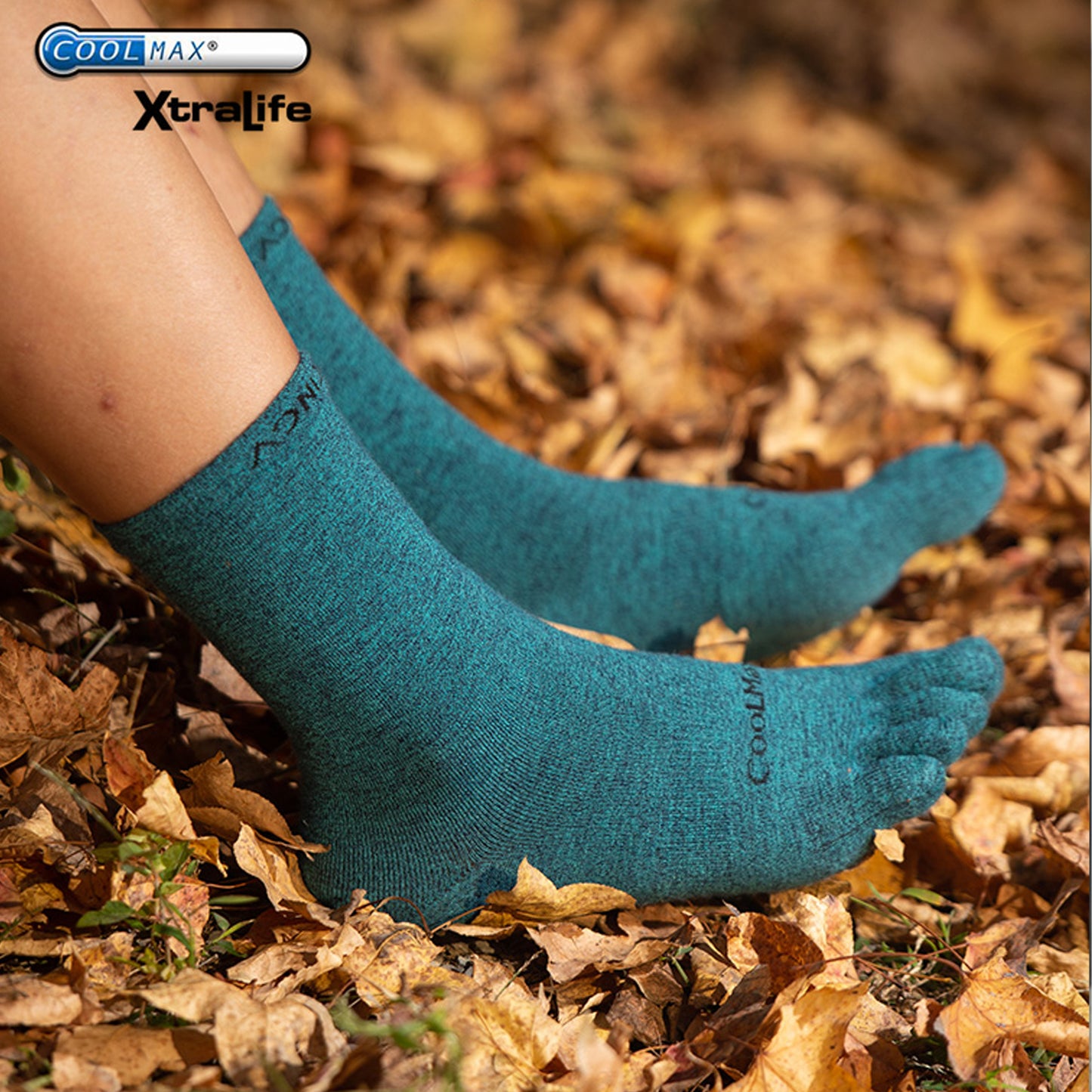 AONIJIE 3Pairs Medium Long Sport Toe Socks-E4830