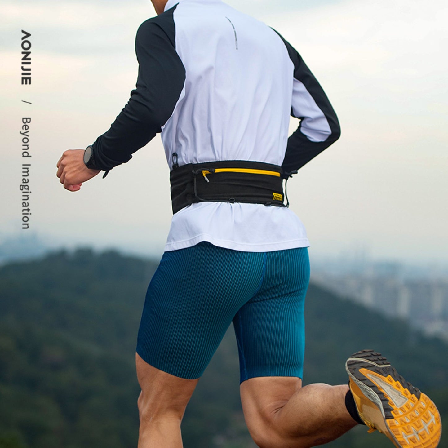 AONIJIE Zipper Design for Quick on/off Running Waist Bag - W8122
