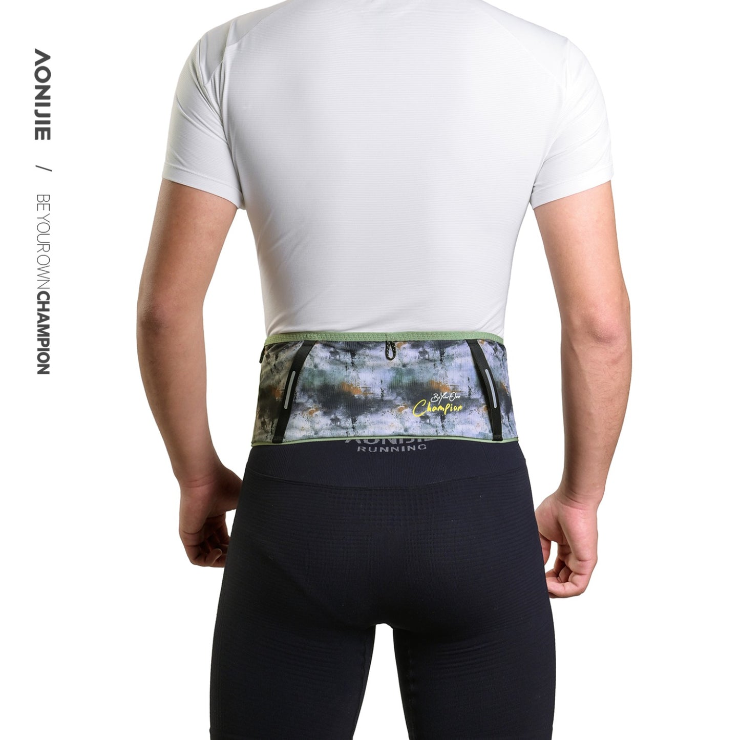 AONIJIE Printed Athletic Running Belt -W8142