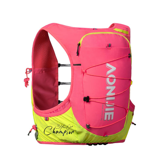 AONIJIE Light Pink 10L Trail Running Vest Backpack - C9116