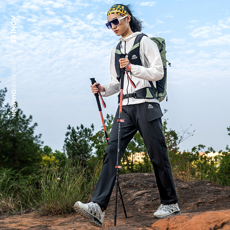 AONIJIE Aluminum Alloy Telescopic Hiking Poles -E4215