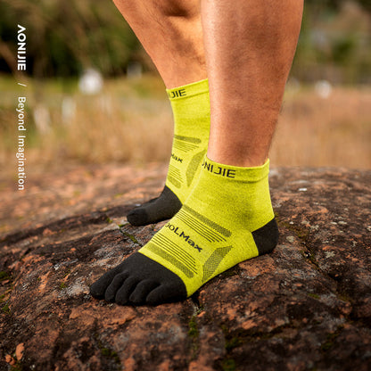 AONIJIE 3 Pairs Professional Running Toe Socks-E4840