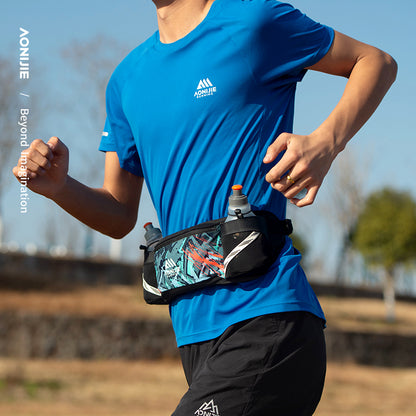 [ US Only ] AONIJIE Running Belt with 2 Bottles - W8125