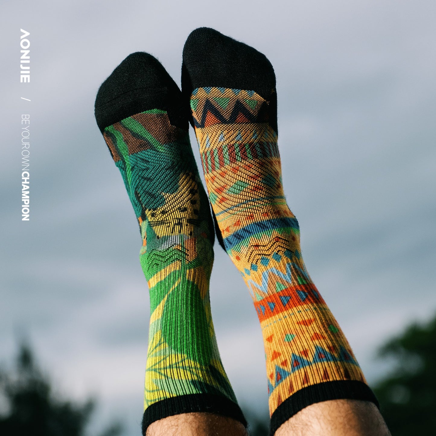AONIJIE One Pair Merino Wool Socks -E4847