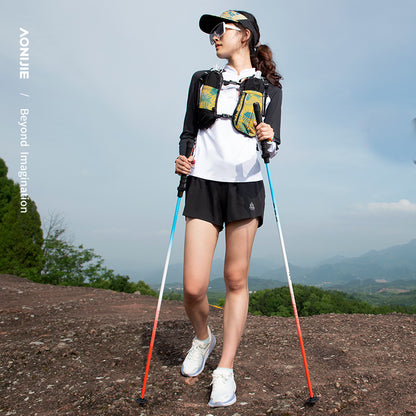 AONIJIE 4 - section Folding 7075 Aluminum Alloy Trekking Poles-E4207