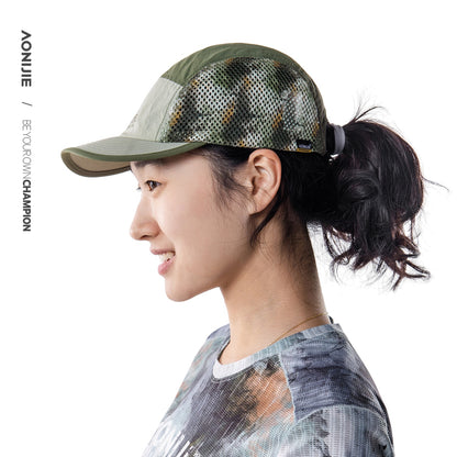 AONIJIE New Colors Printed Mesh Sports Cap -E4635