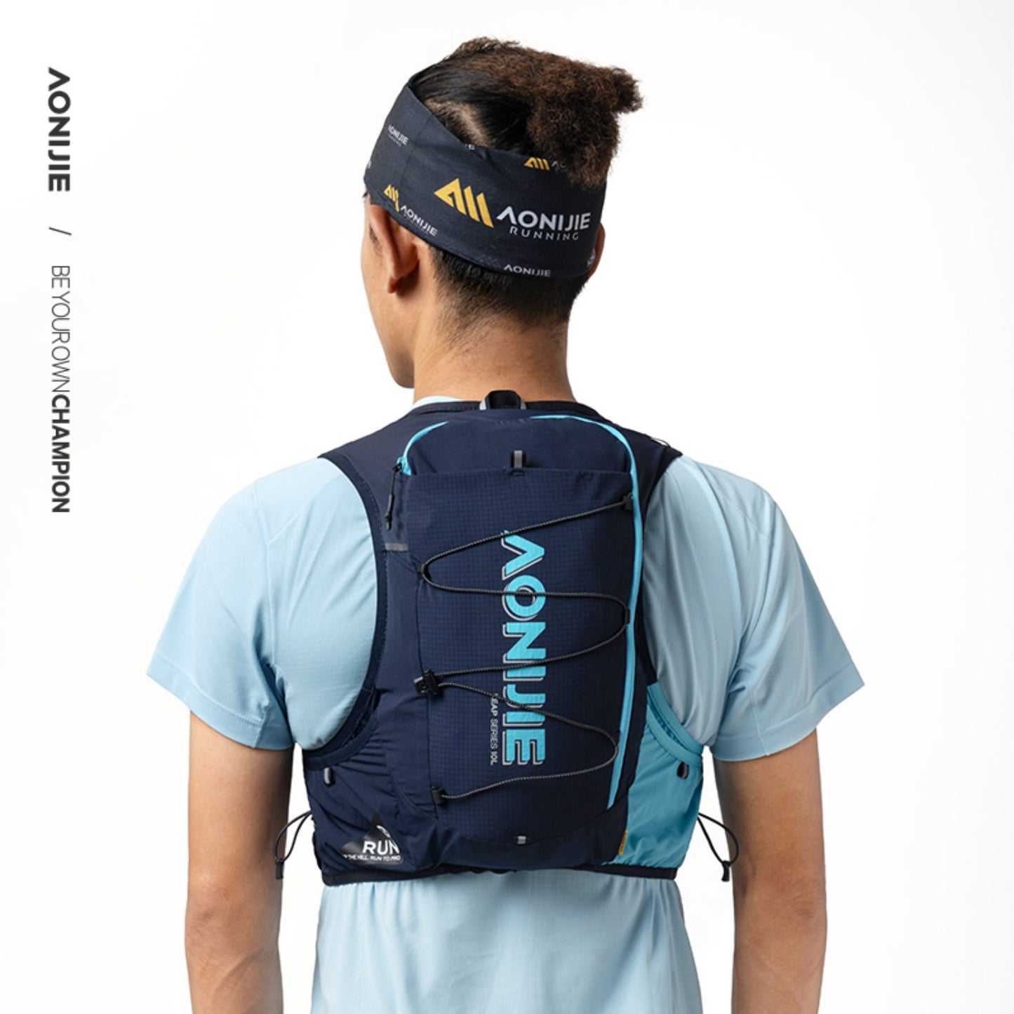 AONIJIE Unisex Tibetan Blue 10L Hydration Running Vest - C9116
