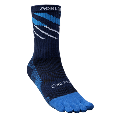 AONIJIE One Pair Crew Athletic Five-Toe Socks -E4846