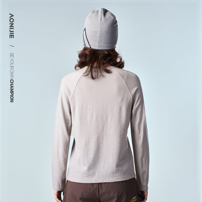 AONIJIE Women's Merino Wool Long-Sleeve Top -FW6270