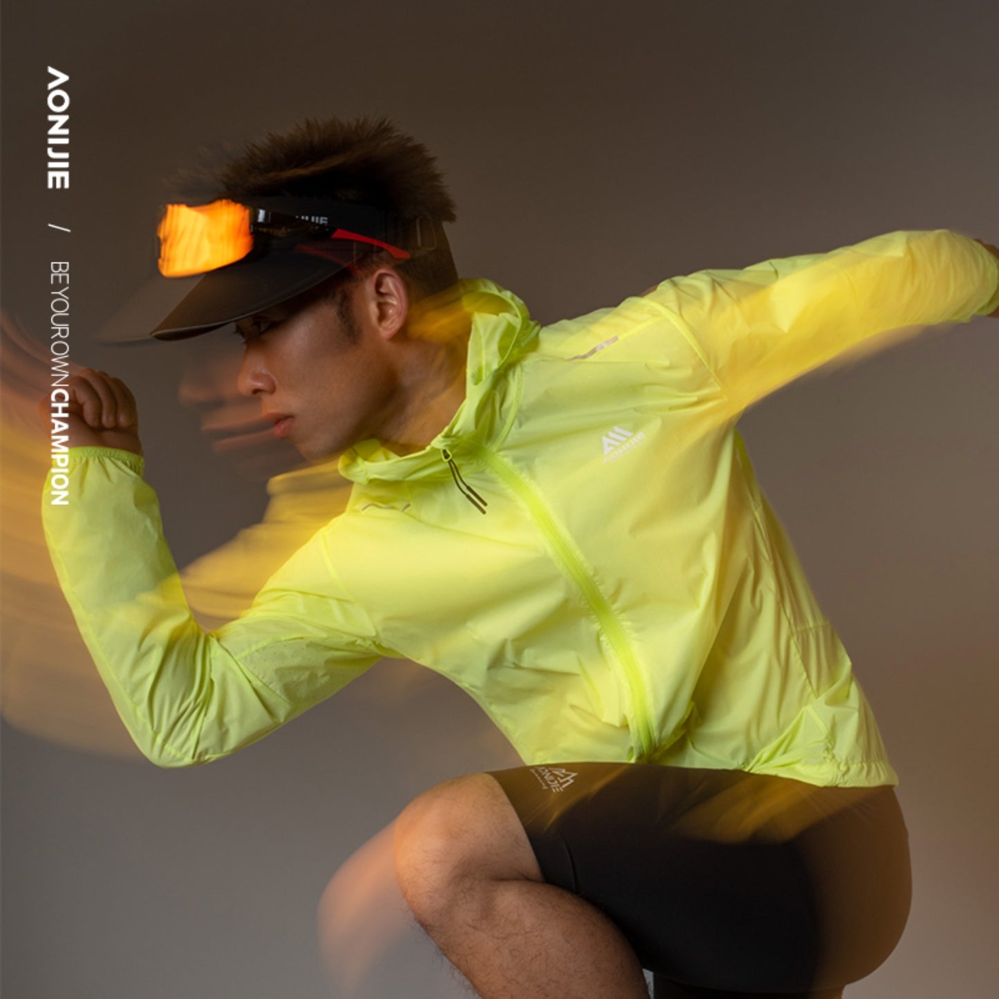 AONIJIE Men Waterproof UPF 50+ Running Jacket -FM5225