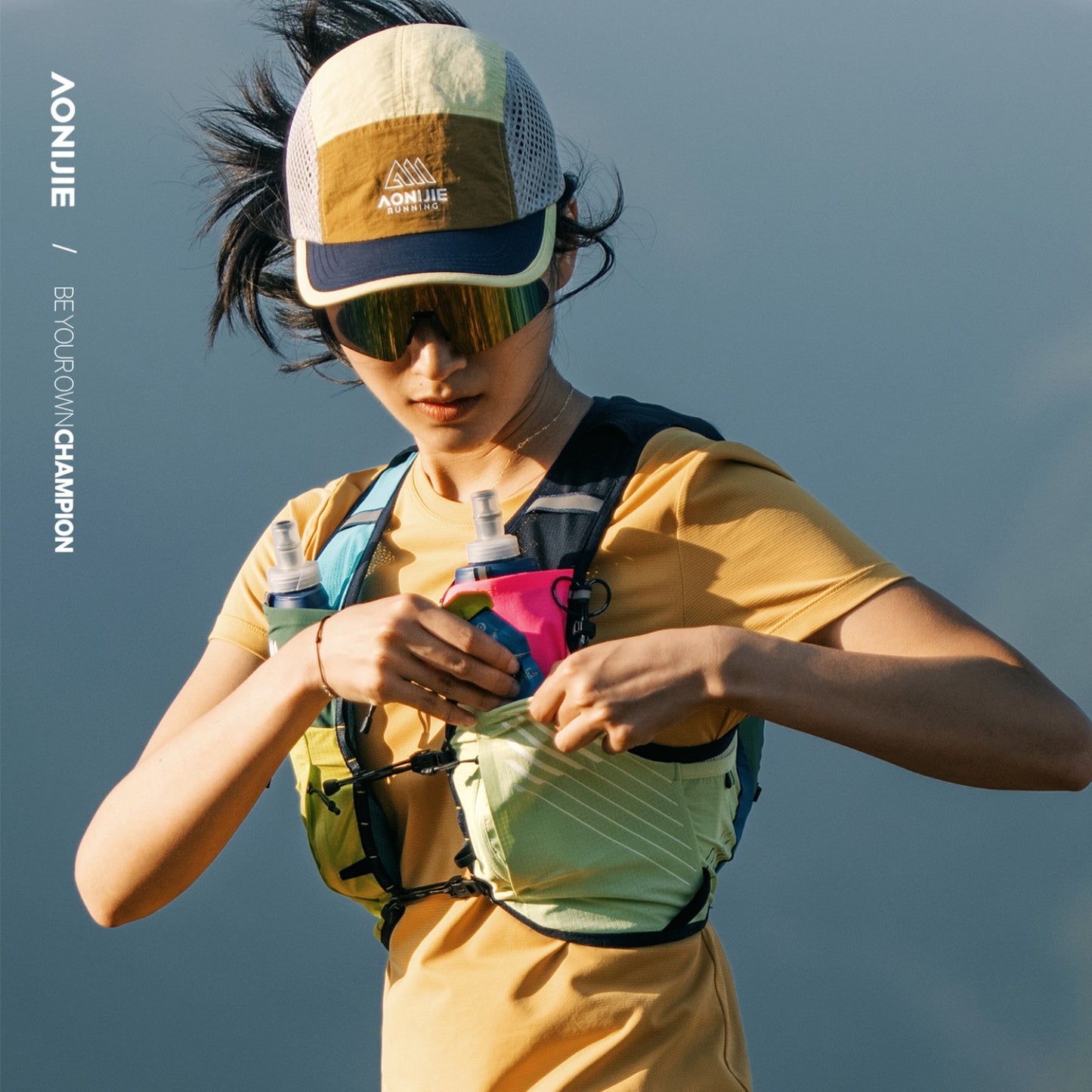 AONIJIE 10L Colorful Trail running backpack -C9116