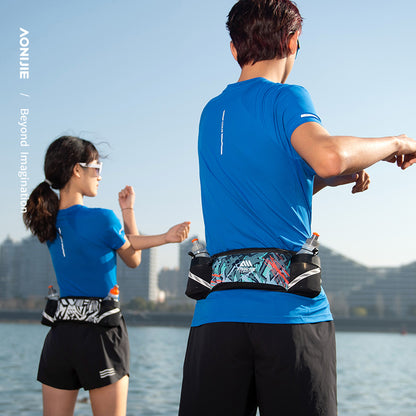 [ US Only ] AONIJIE Running Belt with 2 Bottles - W8125