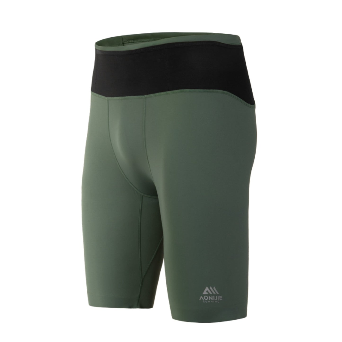 AONIJIE  Men Circumferential Pocket Athletic Compression Shorts -FM5120
