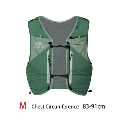 AONIJIE 12L UTMB Official Partner Backpack+2*500ML Bottles-MB12L
