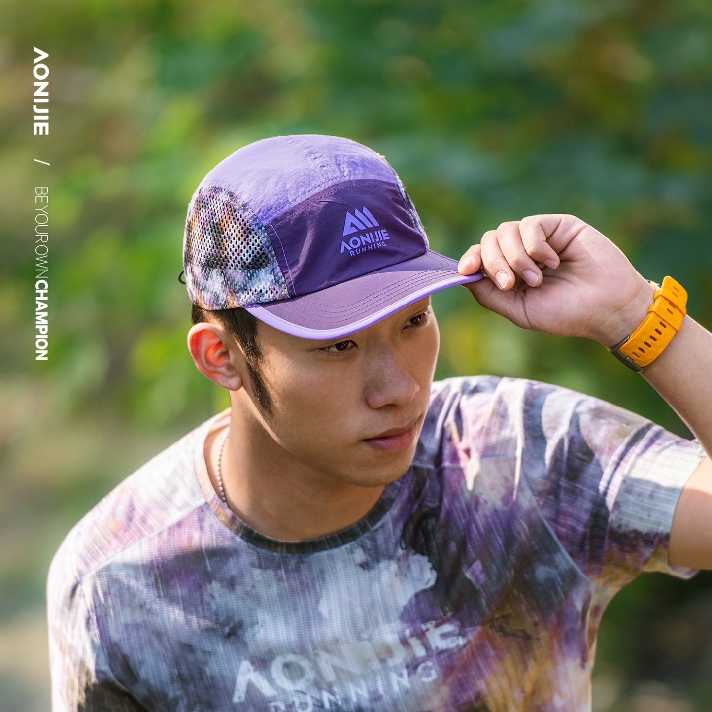 AONIJIE New Colors Printed Mesh Sports Cap -E4635