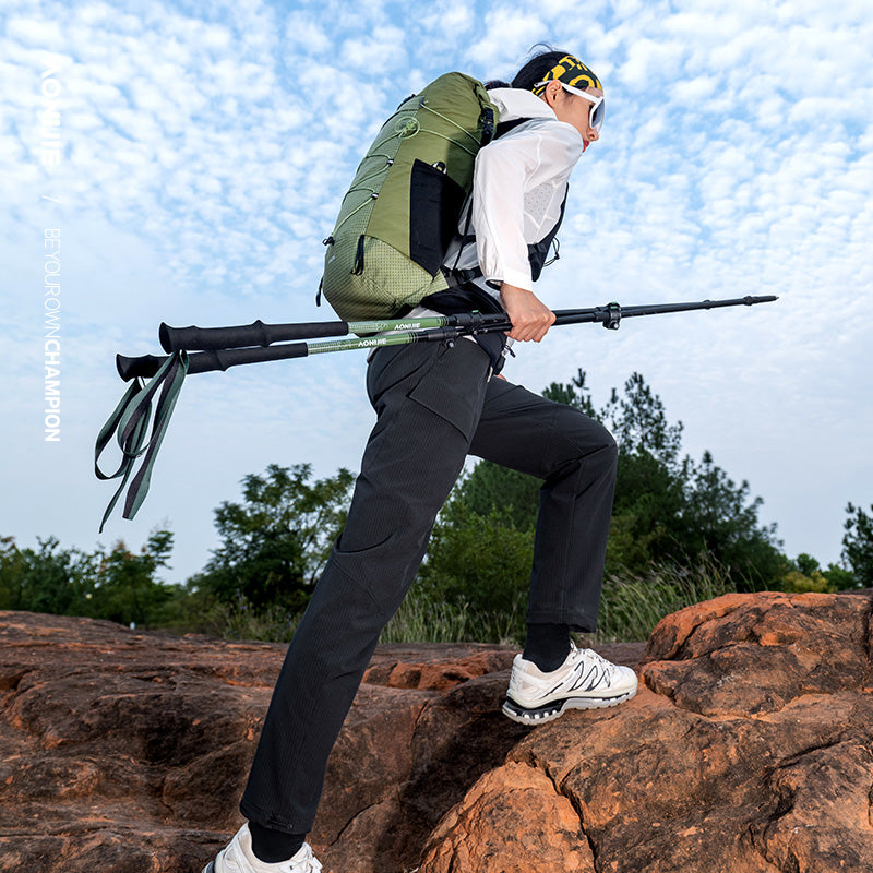 AONIJIE Aluminum Alloy Telescopic Hiking Poles -E4215